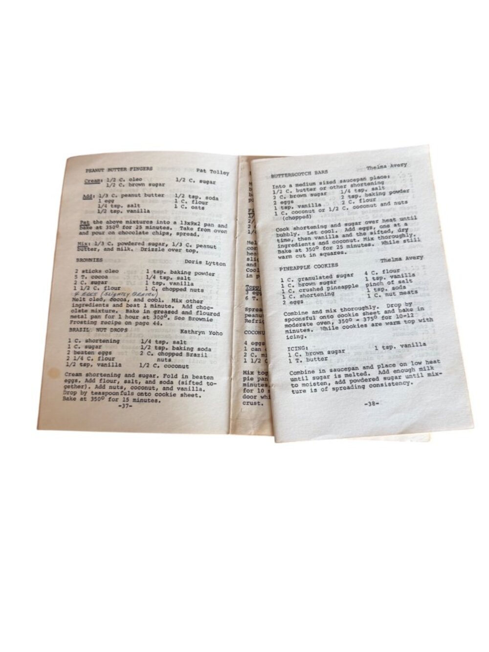 Kountry Kitchen Recipes Cookbook 1974 Hope United Methodist Melbourne FL Typed - Picture 8 of 12